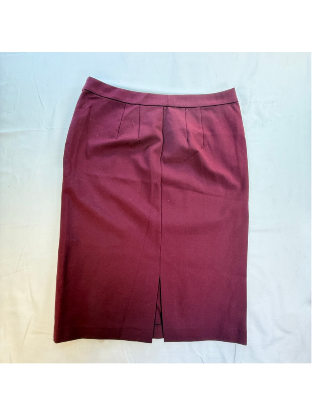 ELOQUII Size 14 Burgundy Skirt Suit Set Blazer Pencil Skirt Career Wear NWT - Picture 9 of 10